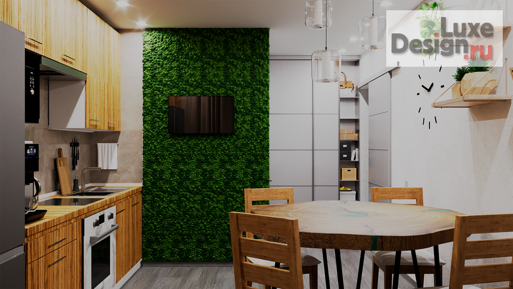 Дизайн интерьера кухни "Органичная кухня" (фото 1)