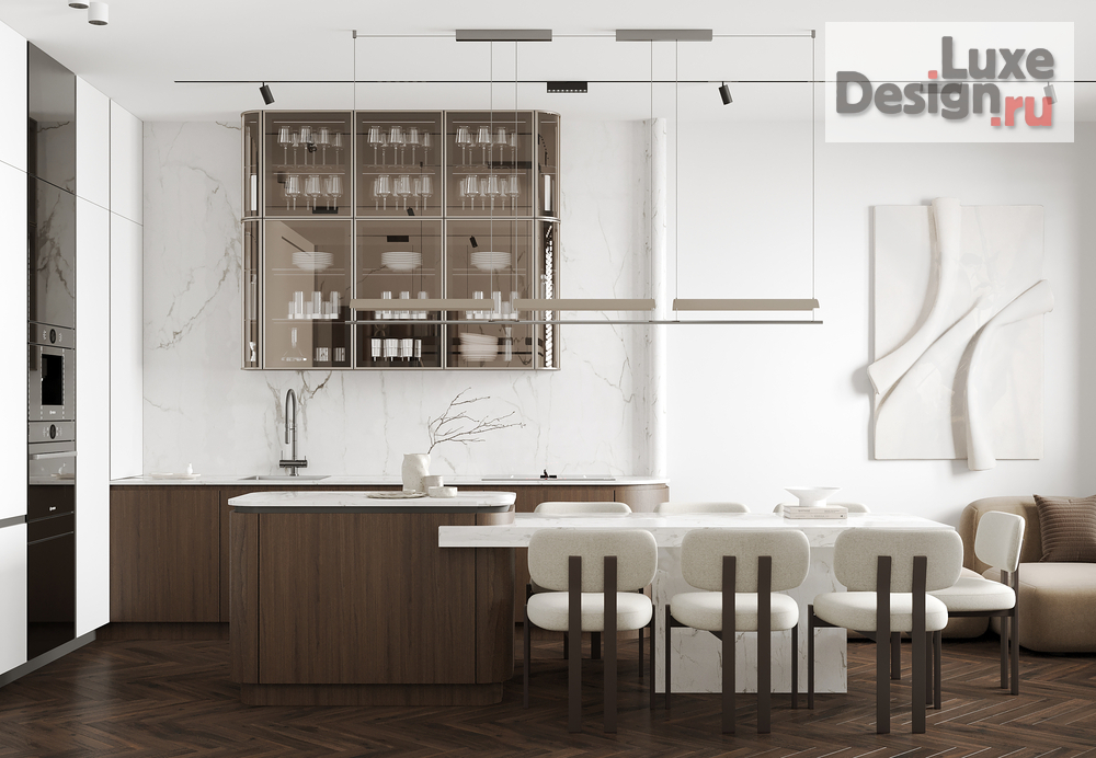 Дизайн интерьера трехкомнатной квартиры "Квартира UNO | Интерьер для инвестиций в Москве" (фото 1)