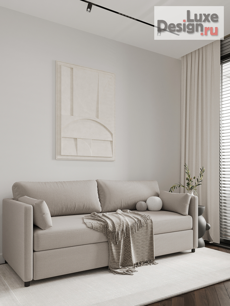 Дизайн интерьера трехкомнатной квартиры "Квартира UNO | Интерьер для инвестиций в Москве" (фото 18)