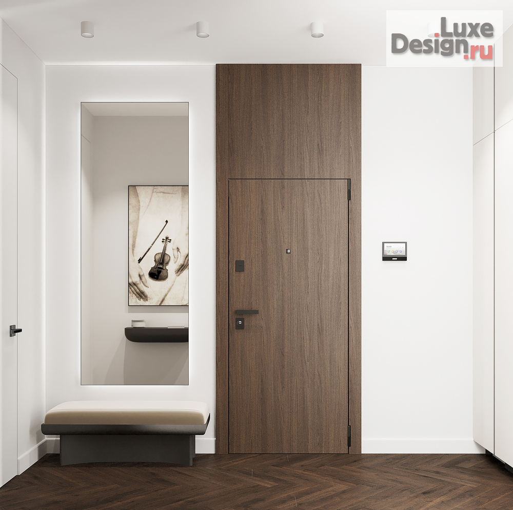 Дизайн интерьера трехкомнатной квартиры "Квартира UNO | Интерьер для инвестиций в Москве" (фото 2)