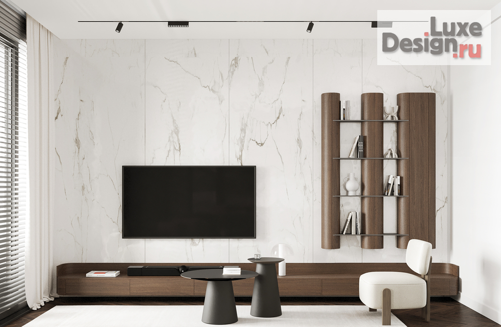 Дизайн интерьера трехкомнатной квартиры "Квартира UNO | Интерьер для инвестиций в Москве" (фото 4)