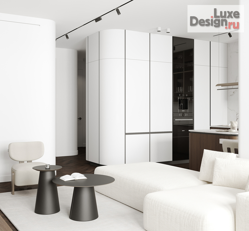 Дизайн интерьера трехкомнатной квартиры "Квартира UNO | Интерьер для инвестиций в Москве" (фото 6)