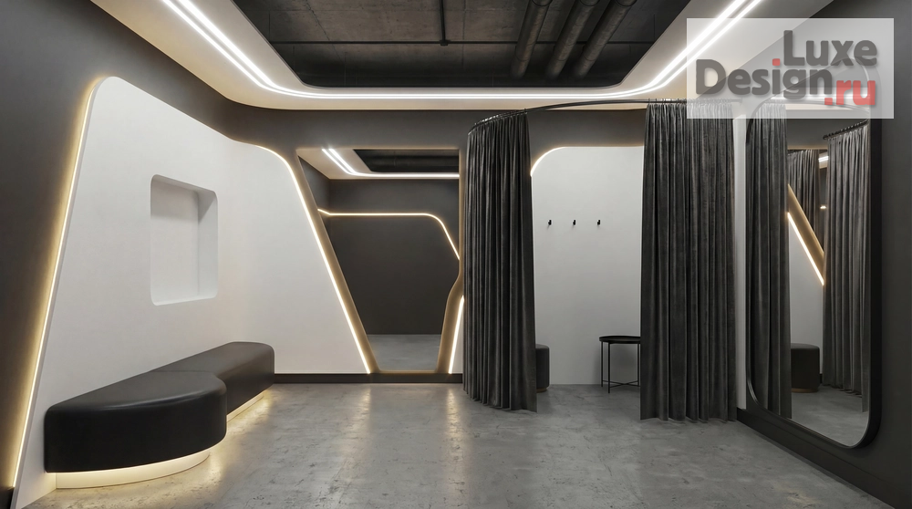 Дизайн интерьера шоу-рума "ШОУ-РУМ БРЕНДОВОЙ ОДЕЖДЫ" (фото 6)