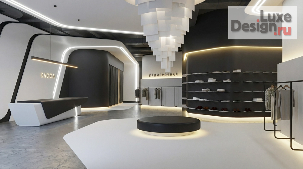 Дизайн интерьера шоу-рума "ШОУ-РУМ БРЕНДОВОЙ ОДЕЖДЫ" (фото 7)