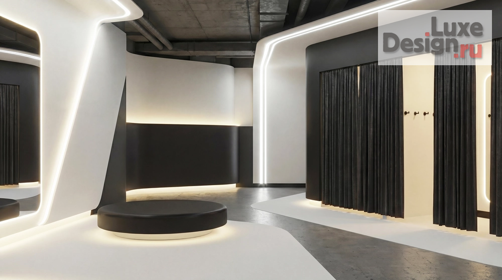 Дизайн интерьера шоу-рума "ШОУ-РУМ БРЕНДОВОЙ ОДЕЖДЫ" (фото 8)