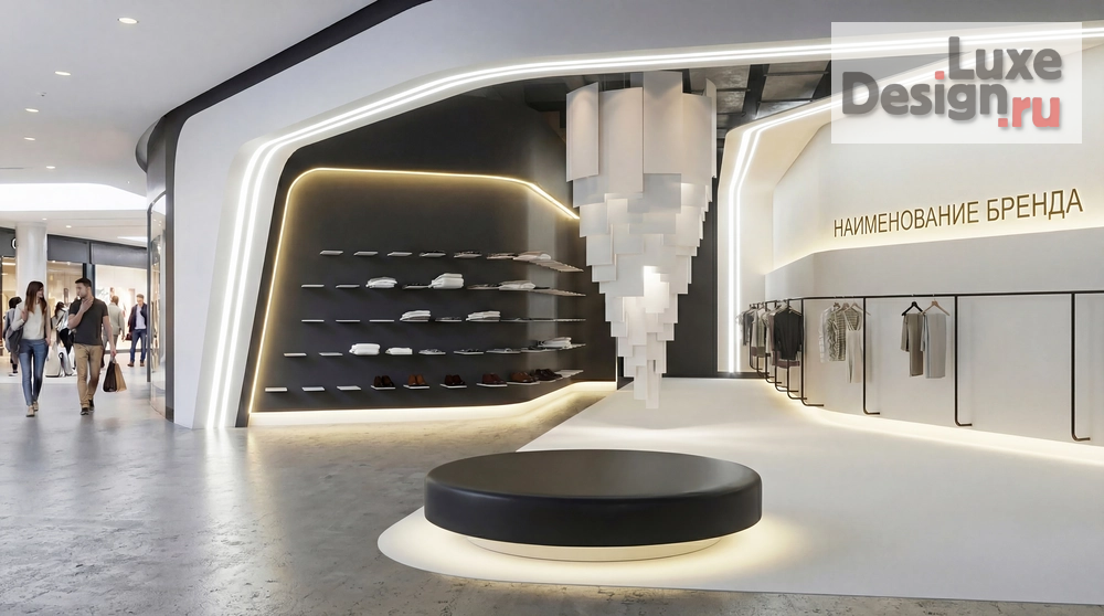 Дизайн интерьера шоу-рума "ШОУ-РУМ БРЕНДОВОЙ ОДЕЖДЫ" (фото 9)