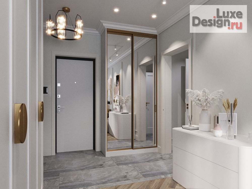 Дизайн интерьера двухкомнатной квартиры "Ногинск, Рогожская. Современная квартира: дизайн, который работает на вас." (фото 8) от дизайнера Есенина Анжелика Сергеевна Дизайн интерьера двухкомнатной квартиры "Ногинск, Рогожская. Современная квартира: дизайн, который работает на вас." (фото 8)