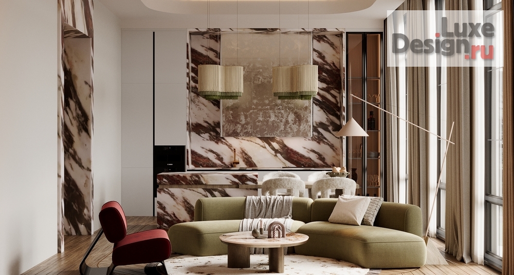 Дизайн интерьера гостиной "Contemporary" (фото 1)