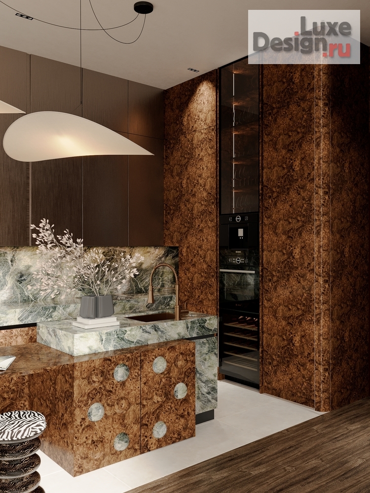 Дизайн интерьера квартиры "Burl & Stone" (фото 6)
