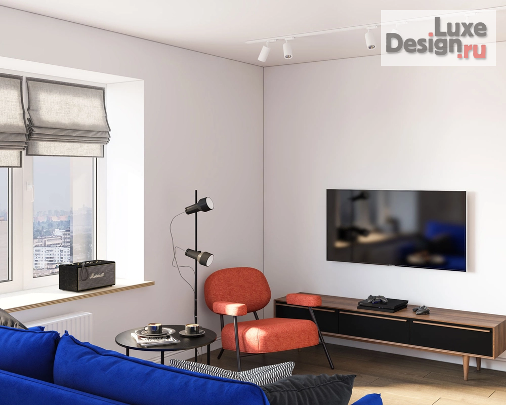 Дизайн интерьера двухкомнатной квартиры "Дизайн интерьера двухкомнатной квартиры в Санкт-Петербурге" (фото 4)