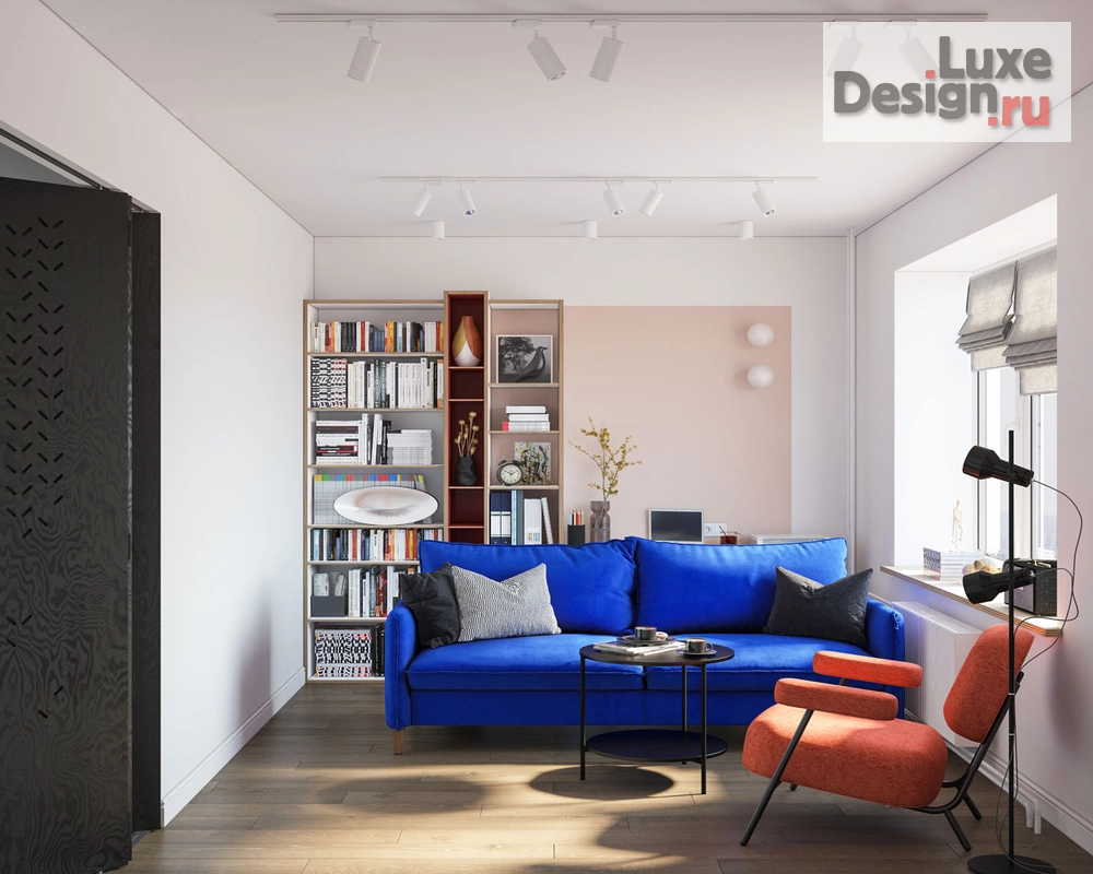 Дизайн интерьера двухкомнатной квартиры "Дизайн интерьера двухкомнатной квартиры в Санкт-Петербурге" (фото 6)