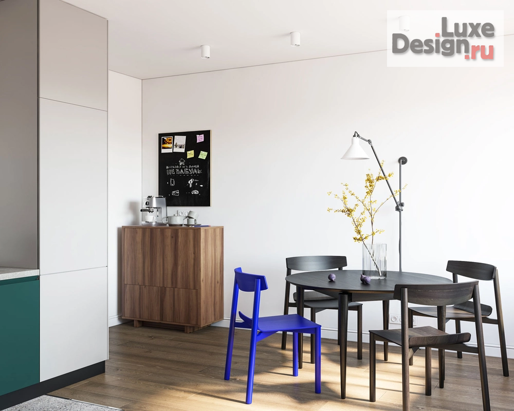 Дизайн интерьера двухкомнатной квартиры "Дизайн интерьера двухкомнатной квартиры в Санкт-Петербурге" (фото 7)