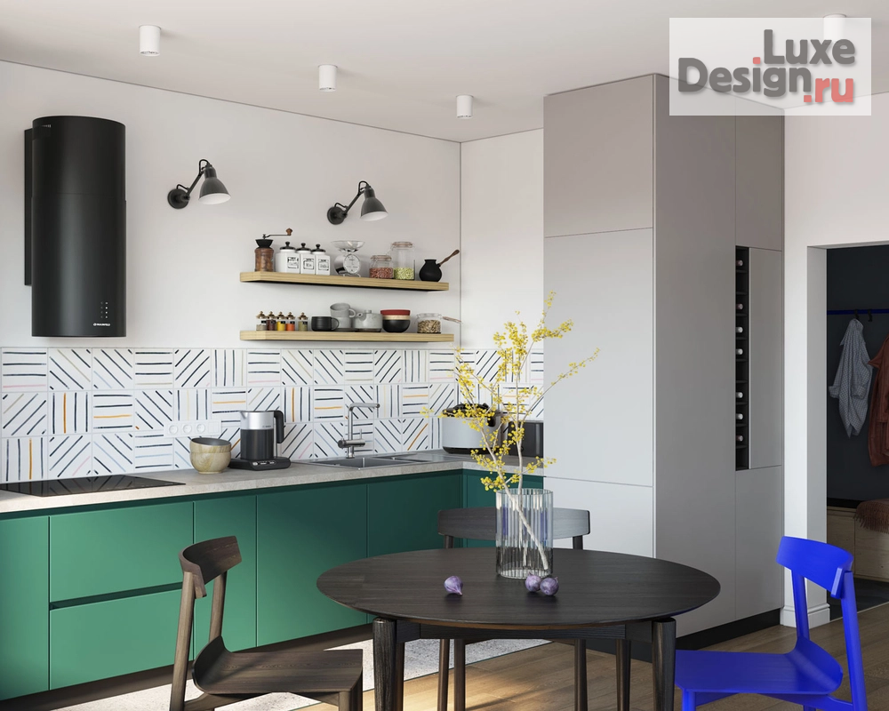 Дизайн интерьера двухкомнатной квартиры "Дизайн интерьера двухкомнатной квартиры в Санкт-Петербурге" (фото 10)