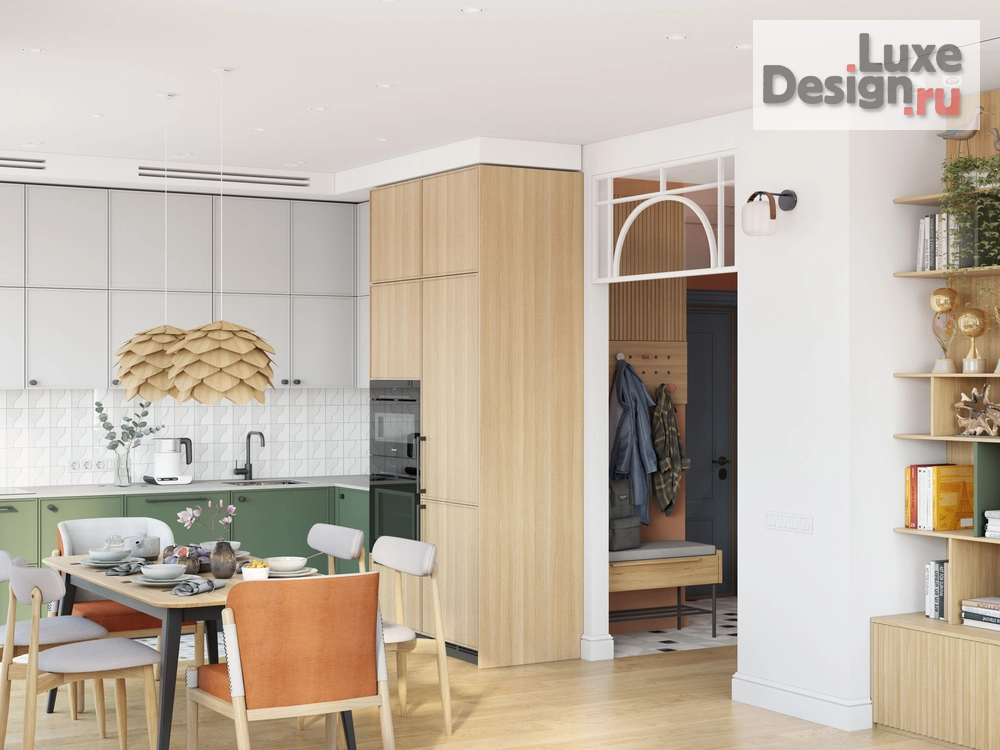 Дизайн интерьера четырехкомнатной квартиры "Дизайн интерьера четырехкомнатной квартиры в г. Москва" (фото 4) от дизайнера OM DESIGN Дизайн интерьера четырехкомнатной квартиры "Дизайн интерьера четырехкомнатной квартиры в г. Москва" (фото 4)