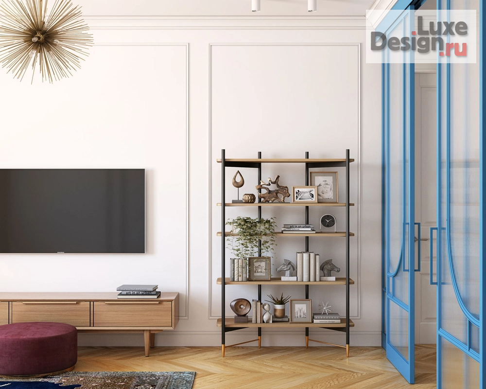 Дизайн интерьера двухкомнатной квартиры "Дизайн двухкомнатной квартиры в доме 1958 г. в Москве" (фото 3)