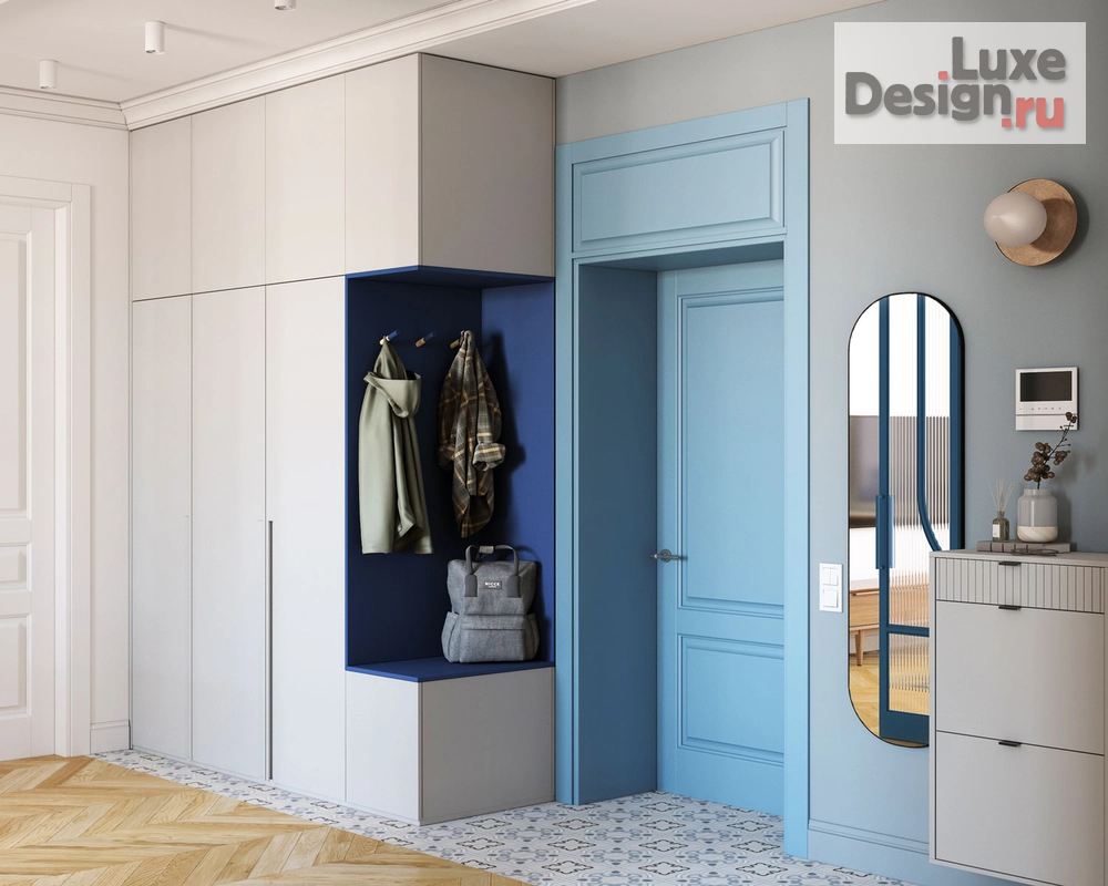 Дизайн интерьера двухкомнатной квартиры "Дизайн двухкомнатной квартиры в доме 1958 г. в Москве" (фото 10)