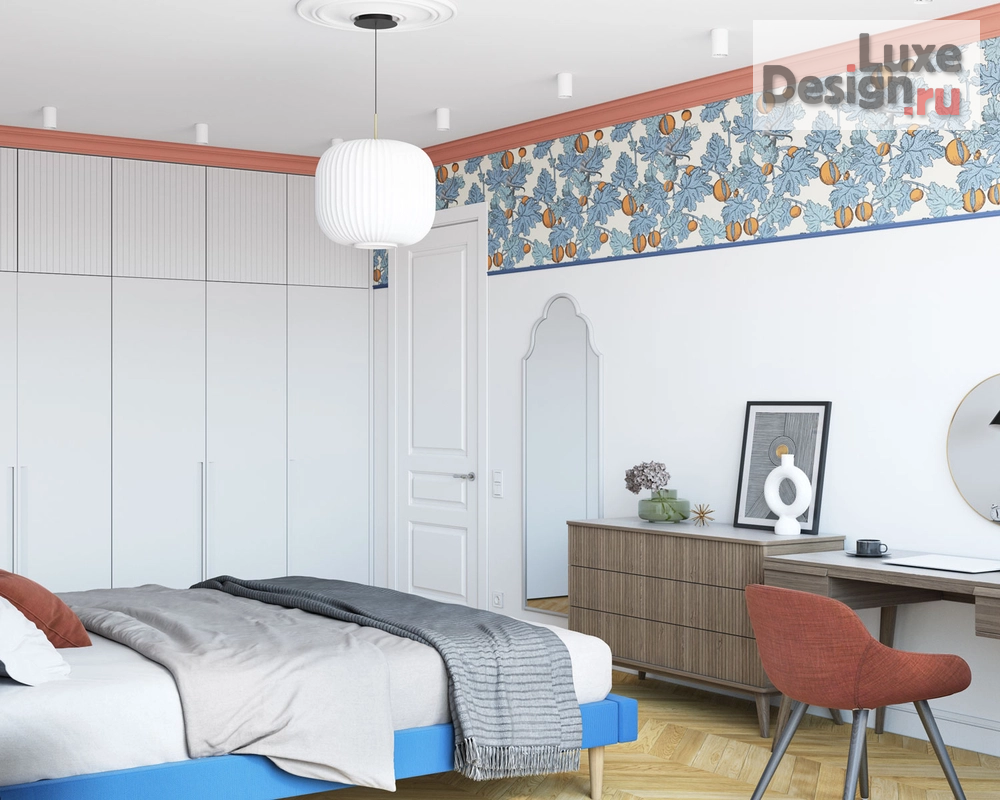 Дизайн интерьера двухкомнатной квартиры "Дизайн двухкомнатной квартиры в доме 1958 г. в Москве" (фото 20)