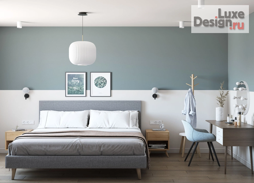 Дизайн интерьера трехкомнатной квартиры "Дизайн интерьера трехкомнатной квартиры в ЖК "Нормандия"" (фото 2)