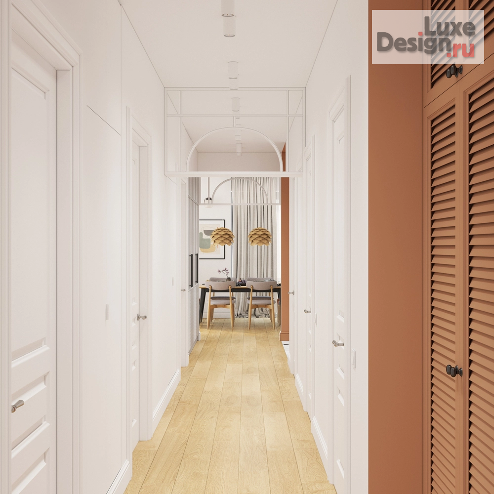 Дизайн интерьера четырехкомнатной квартиры "Дизайн интерьера четырехкомнатной квартиры в г. Москва" (фото 12) от дизайнера OM DESIGN Дизайн интерьера четырехкомнатной квартиры "Дизайн интерьера четырехкомнатной квартиры в г. Москва" (фото 12)