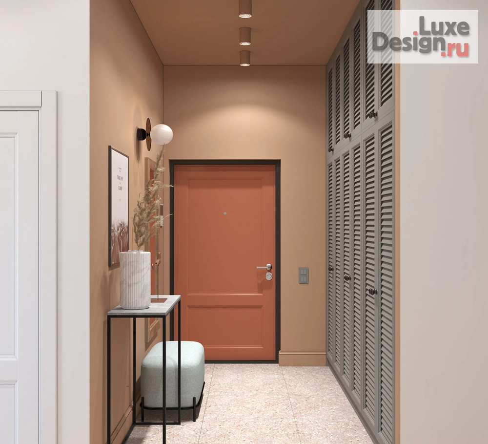 Дизайн интерьера трехкомнатной квартиры "Дизайн интерьера трехкомнатной квартиры в ЖК "Виноградный"" (фото 16)