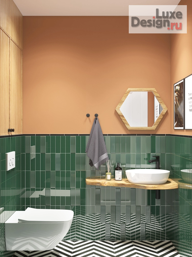 Дизайн интерьера трехкомнатной квартиры "Дизайн интерьера трехкомнатной квартиры в г. Москва" (фото 15)