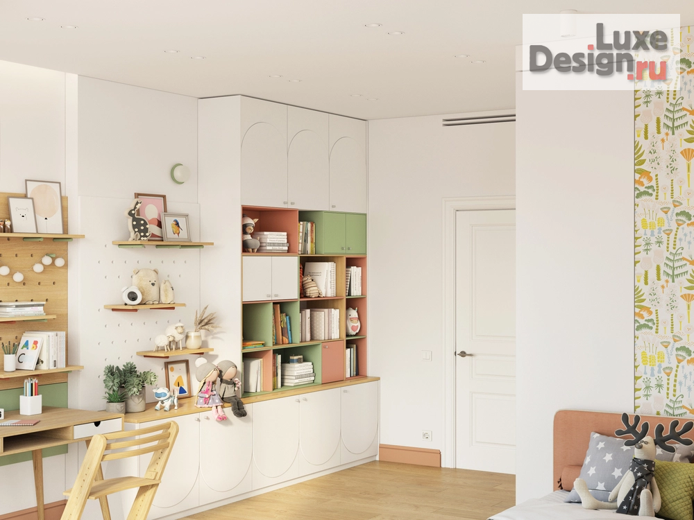 Дизайн интерьера четырехкомнатной квартиры "Дизайн интерьера четырехкомнатной квартиры в г. Москва" (фото 27) от дизайнера OM DESIGN Дизайн интерьера четырехкомнатной квартиры "Дизайн интерьера четырехкомнатной квартиры в г. Москва" (фото 27)