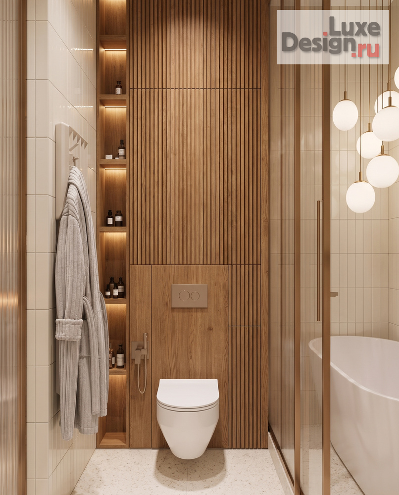 Дизайн интерьера апартаментов "Светлая классика с винными акцентами в комплексе «Матч Поинт» — 87 м²" (фото 21) от дизайнера Черный Максим Дизайн интерьера апартаментов "Светлая классика с винными акцентами в комплексе «Матч Поинт» — 87 м²" (фото 21)