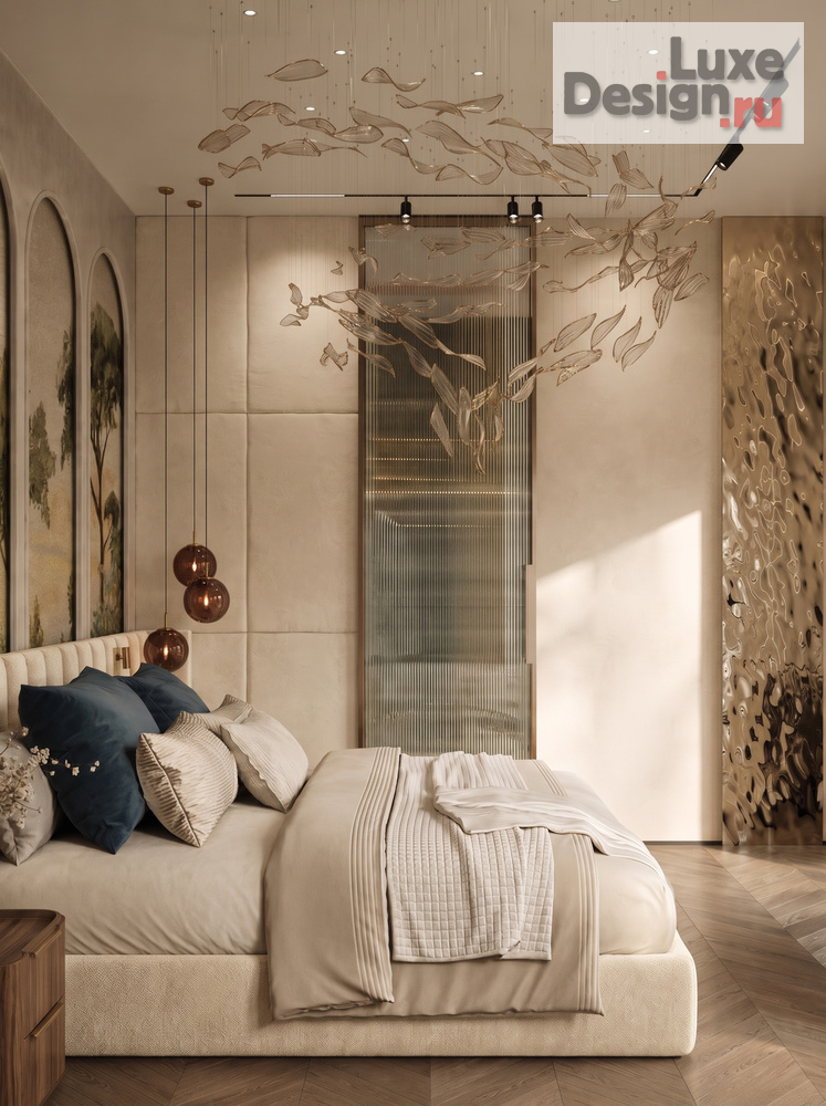 Дизайн интерьера апартаментов "Современная классика с бронзовой кухней в комплексе «МФК Arkenston» — 87 м²" (фото 17) от дизайнера Черный Максим Дизайн интерьера апартаментов "Современная классика с бронзовой кухней в комплексе «МФК Arkenston» — 87 м²" (фото 17)