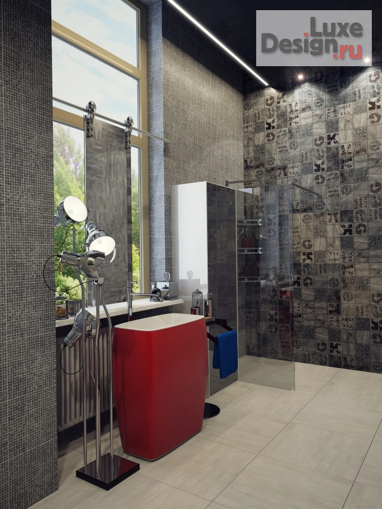 Дизайн интерьера спальни "Детская «Красное и Чёрное»" (фото 9)