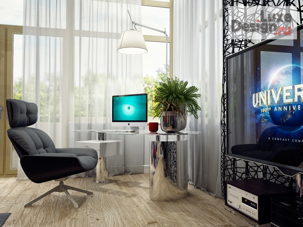 Дизайн интерьера спальни "Детская «Красное и Чёрное»" (фото 6)