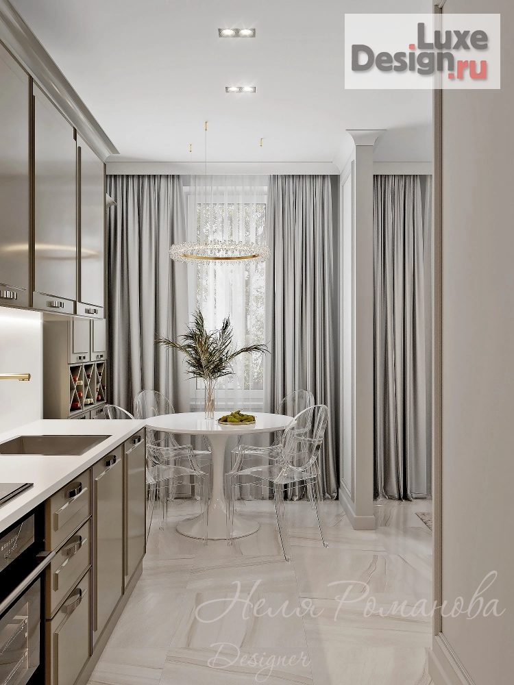 Дизайн интерьера трехкомнатной квартиры "ЖК "Испанские кварталы"" (фото 9)