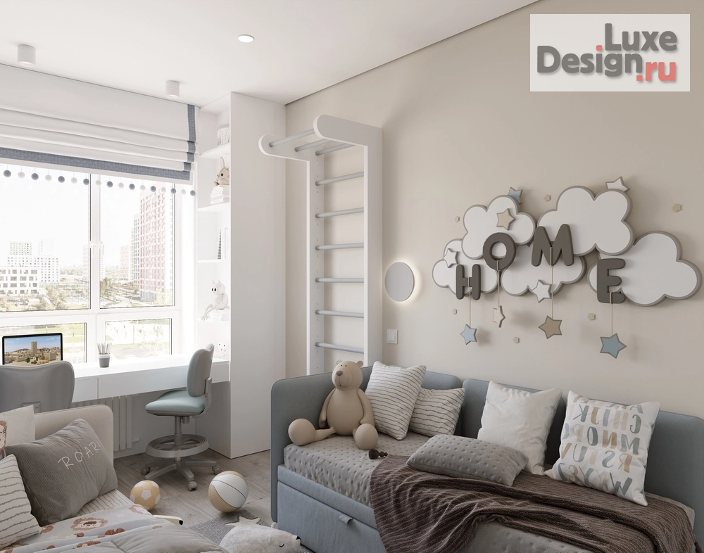 Дизайн интерьера трехкомнатной квартиры "Дизайн квартиры в ЖК Вереск" (фото 19)