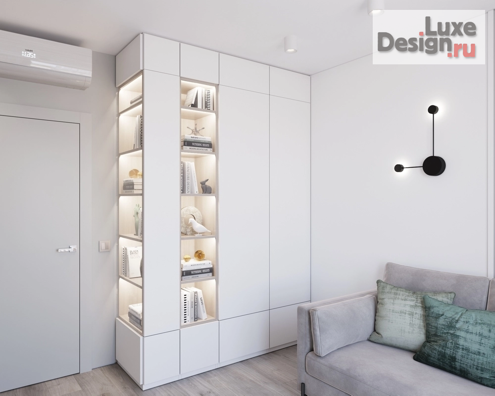 Дизайн интерьера трехкомнатной квартиры "Дизайн квартиры в ЖК Академика Павлова 57м2" (фото 23)