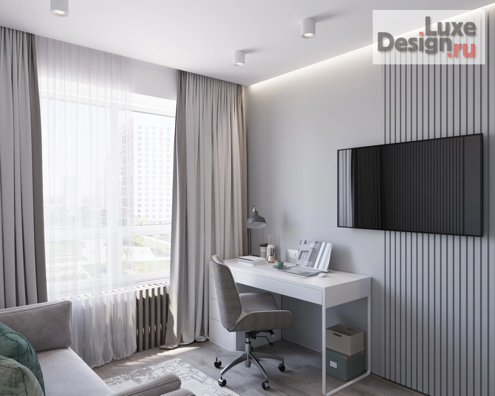 Дизайн интерьера трехкомнатной квартиры "Дизайн квартиры в ЖК Академика Павлова 57м2" (фото 24)