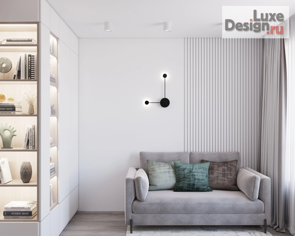 Дизайн интерьера трехкомнатной квартиры "Дизайн квартиры в ЖК Академика Павлова 57м2" (фото 26)