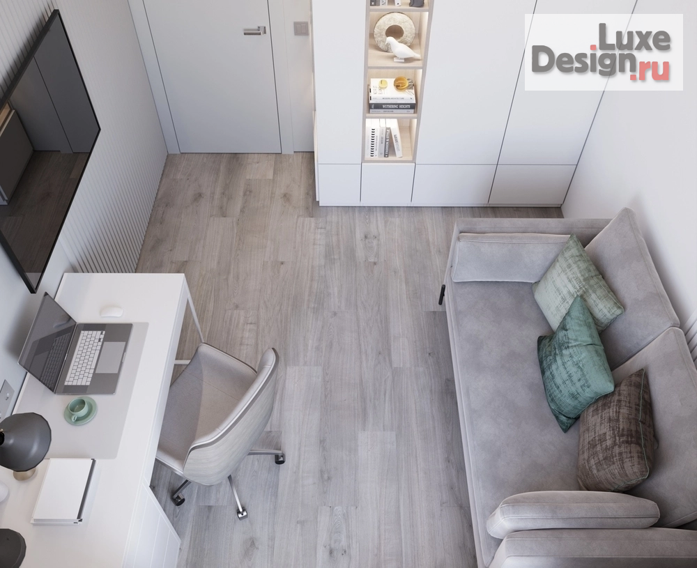 Дизайн интерьера трехкомнатной квартиры "Дизайн квартиры в ЖК Академика Павлова 57м2" (фото 27)