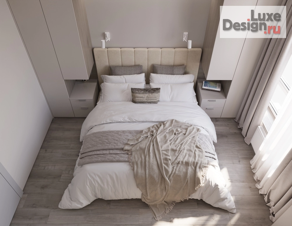 Дизайн интерьера трехкомнатной квартиры "Дизайн квартиры в ЖК Академика Павлова 57м2" (фото 21)