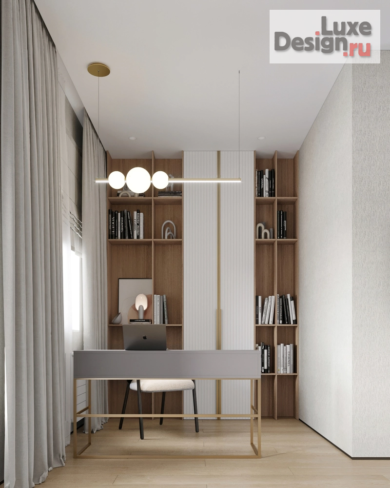 Дизайн интерьера двухкомнатной квартиры "Дизайн квартиры ЖК Династия" (фото 3)