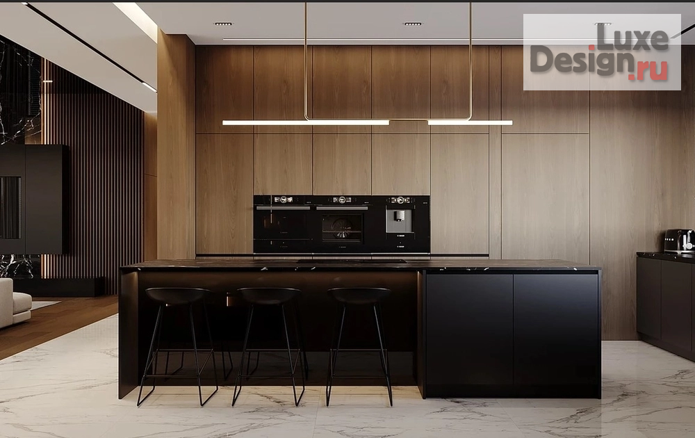 Дизайн интерьера трехкомнатной квартиры "дизайн квартиры в современном стиле ЖК Остров " (фото 2)