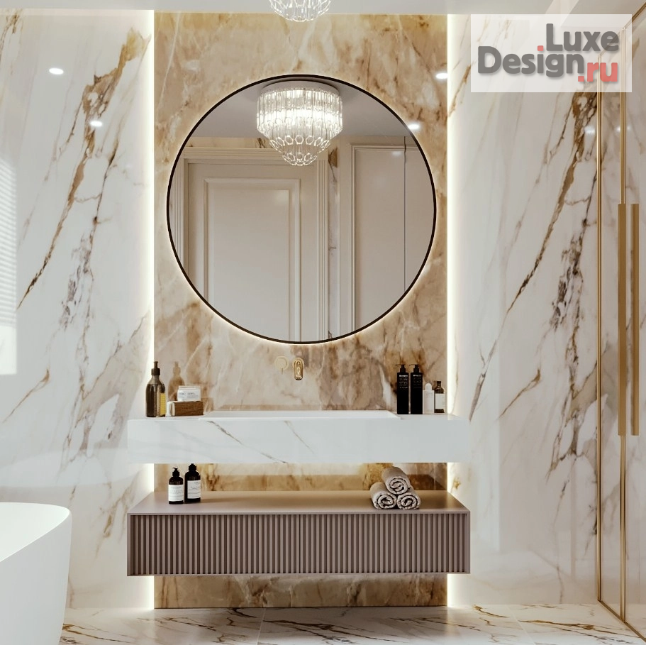 Дизайн интерьера четырехкомнатной квартиры "Спальня в  ЖК Павелецкий Сити " (фото 4)