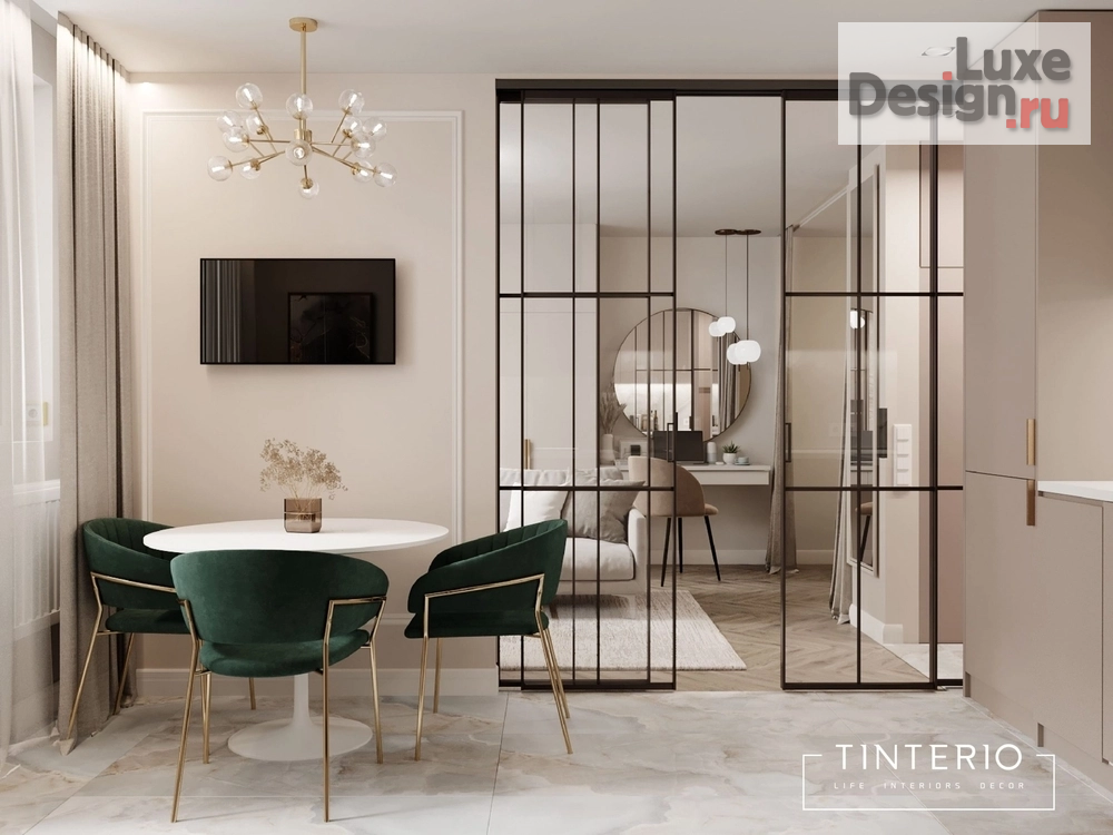 Дизайн интерьера квартиры студии "Москва, квартира 37.3 кв.м " (фото 10)