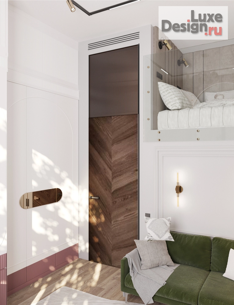 Дизайн интерьера четырехкомнатной квартиры "ЖК Врубеля 4" (фото 34)