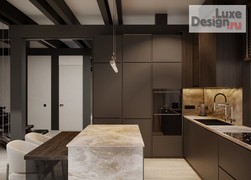 Дизайн интерьера загородного дома "ЖК. Новорижский" (фото 16)