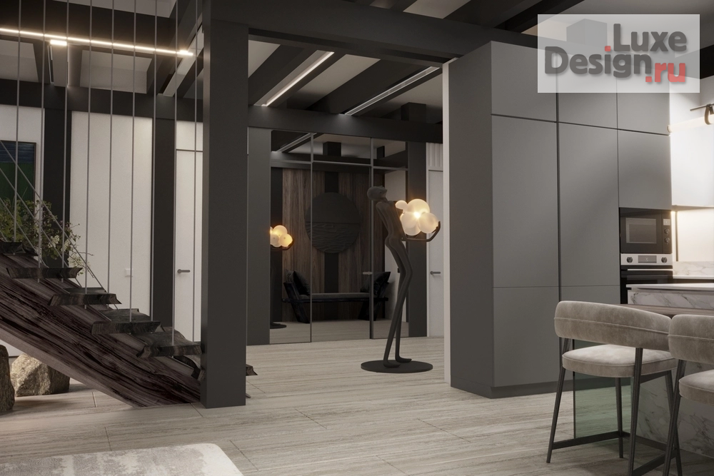 Дизайн интерьера частного дома "ЖК. Новорижский" (фото 3)