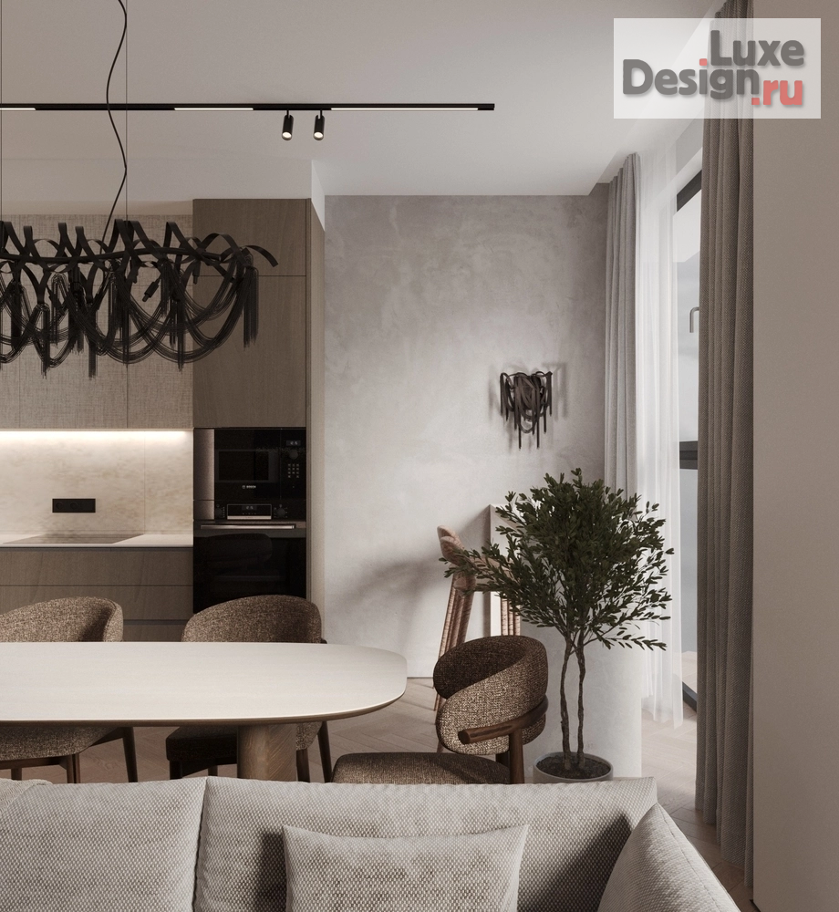 Дизайн интерьера однокомнатной квартиры "ЖК WillTowers" (фото 11)