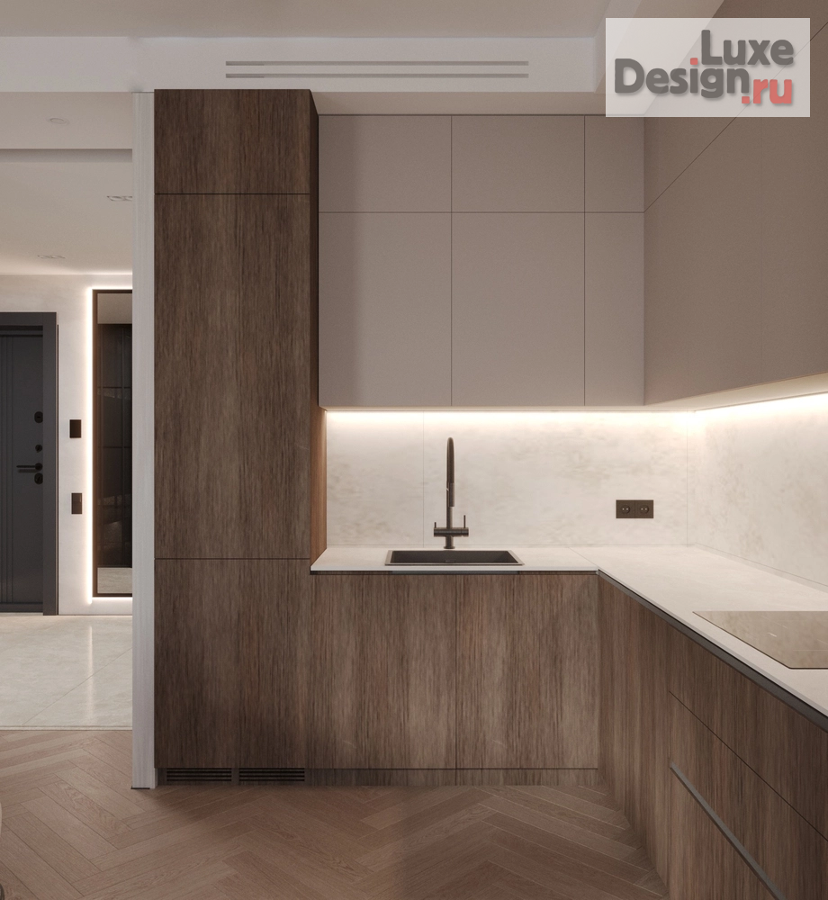 Дизайн интерьера квартиры "Светлый вариант квартиры с азиатскими мотивами." (фото 3)