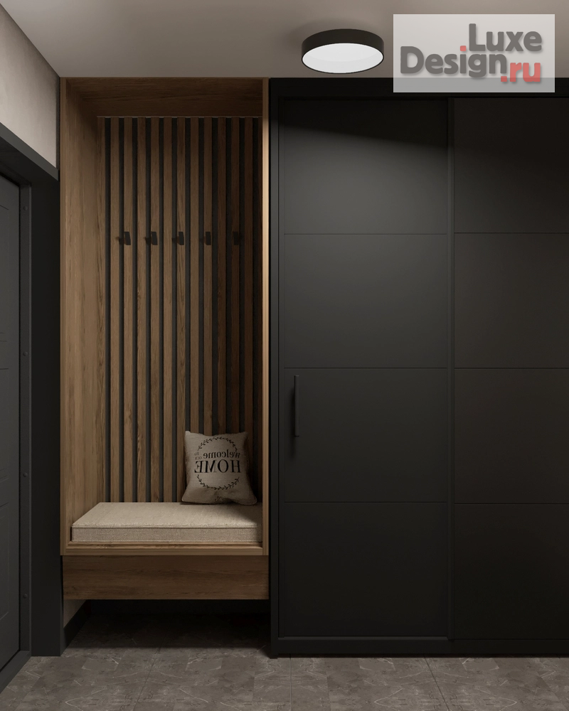 Дизайн интерьера трехкомнатной квартиры "КАШИРСКОЕ ШОССЕ " (фото 9)