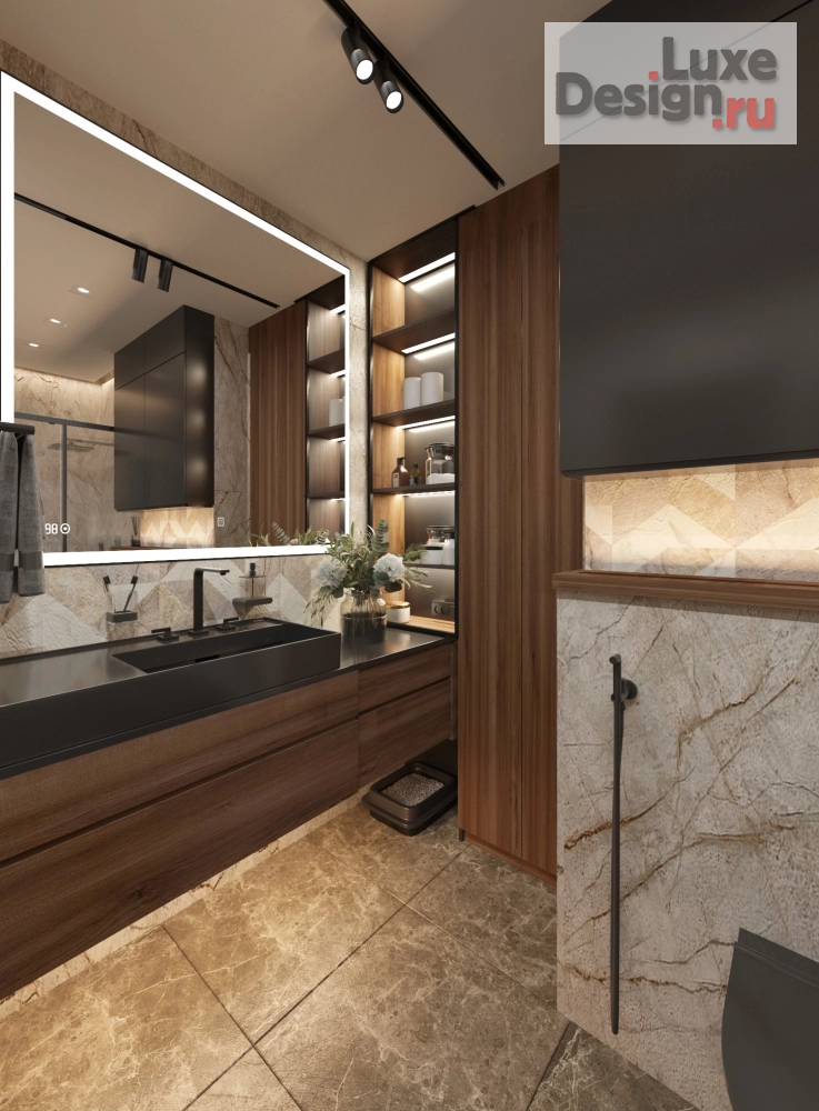 Дизайн интерьера однокомнатной квартиры " Квартиры 45м2 в ЖК Новочеремушкинская 17" (фото 21)