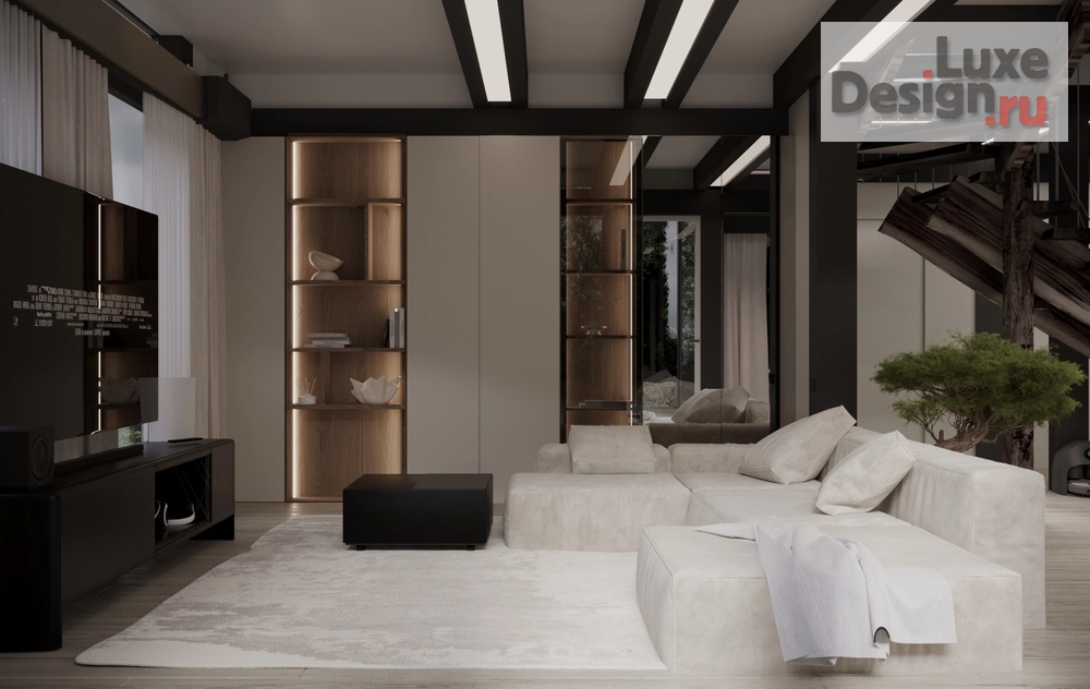 Дизайн интерьера загородного дома "ЖК. Новорижский" (фото 7)