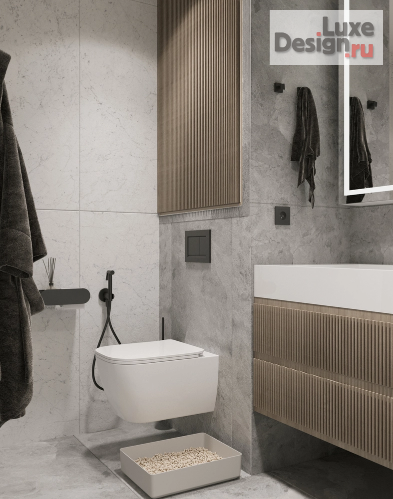 Дизайн интерьера трехкомнатной квартиры "КАШИРСКОЕ ШОССЕ " (фото 16)